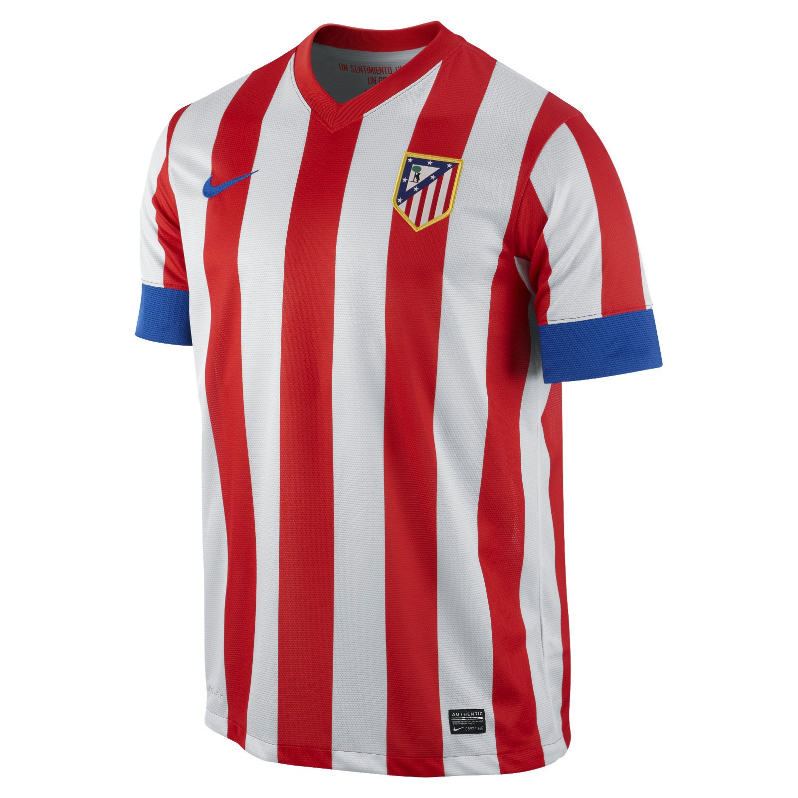 马德里竞技2012-13赛季球迷版主场球衣