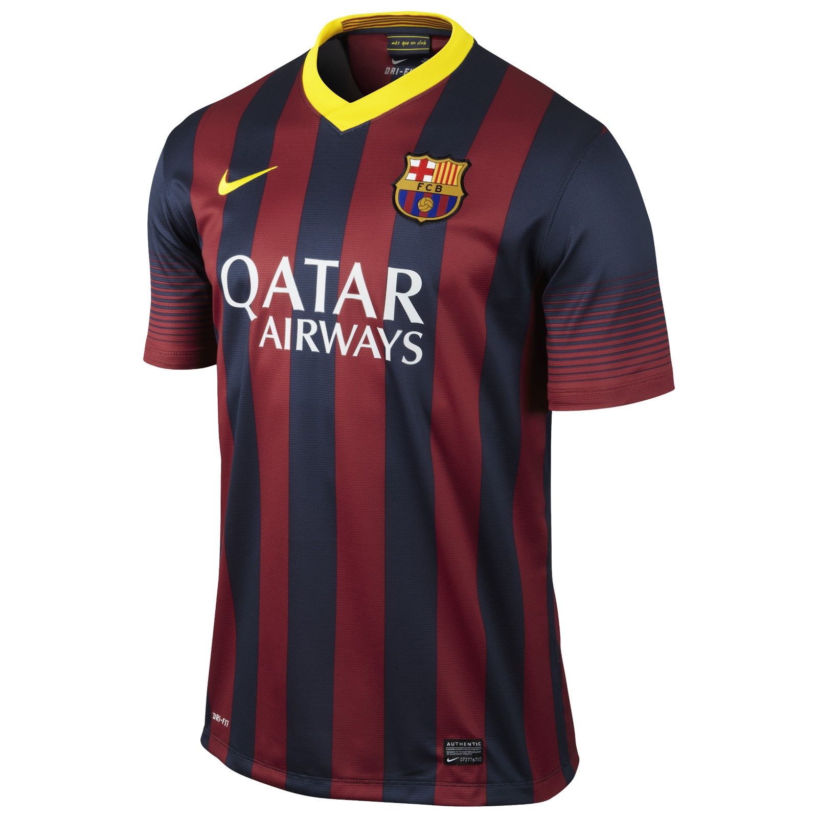 巴塞罗那2013-14赛季球迷版主场球衣