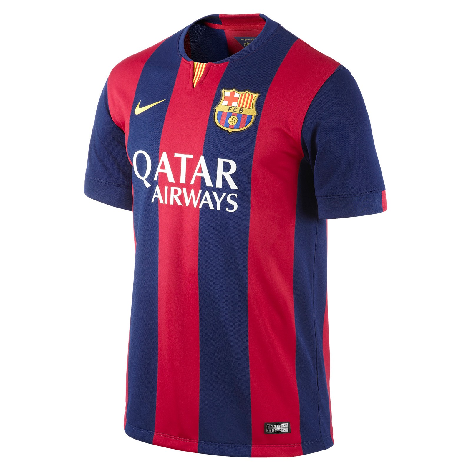 巴塞罗那2014-15赛季球迷版主场球衣