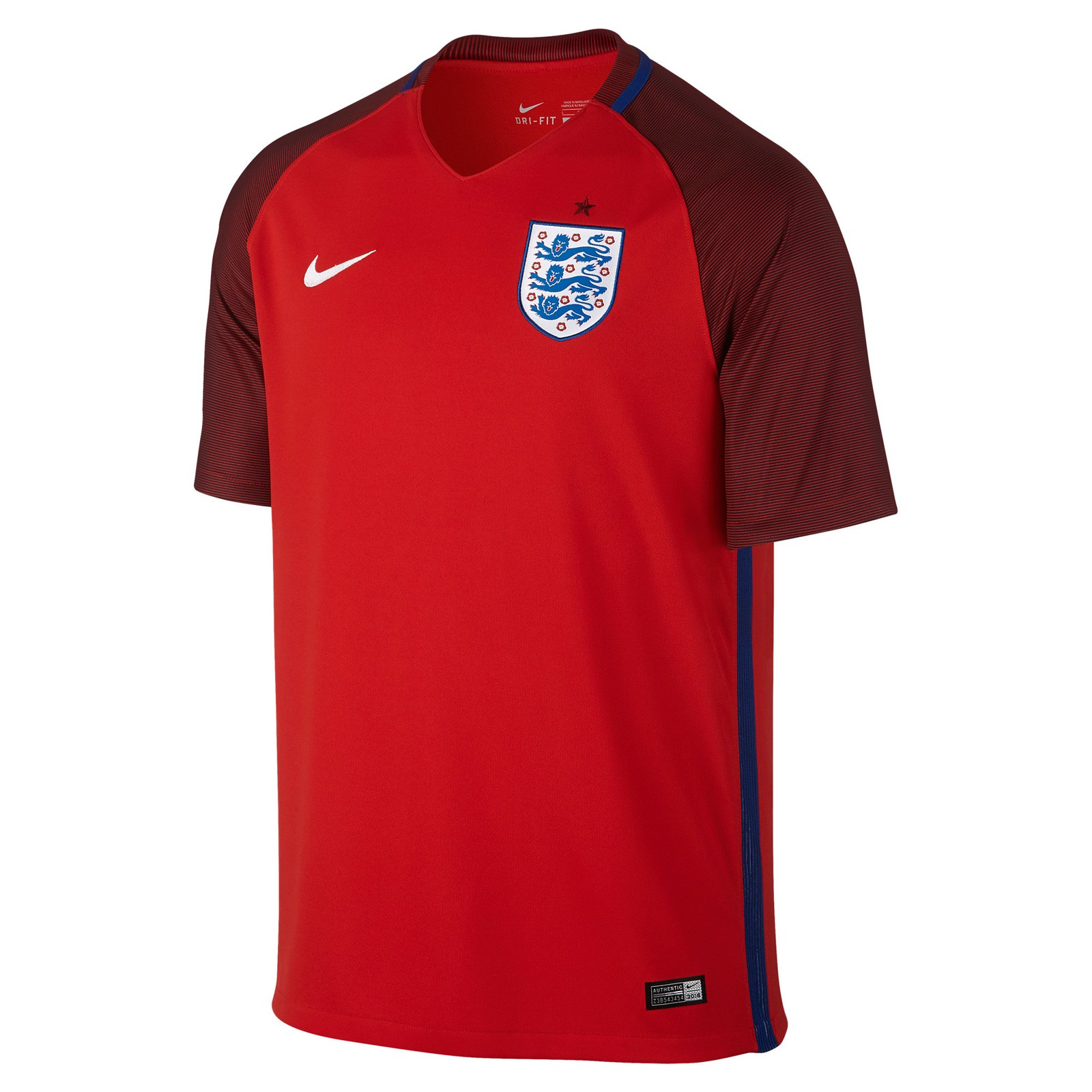 英格兰国家队2016欧洲杯球迷版客场球衣