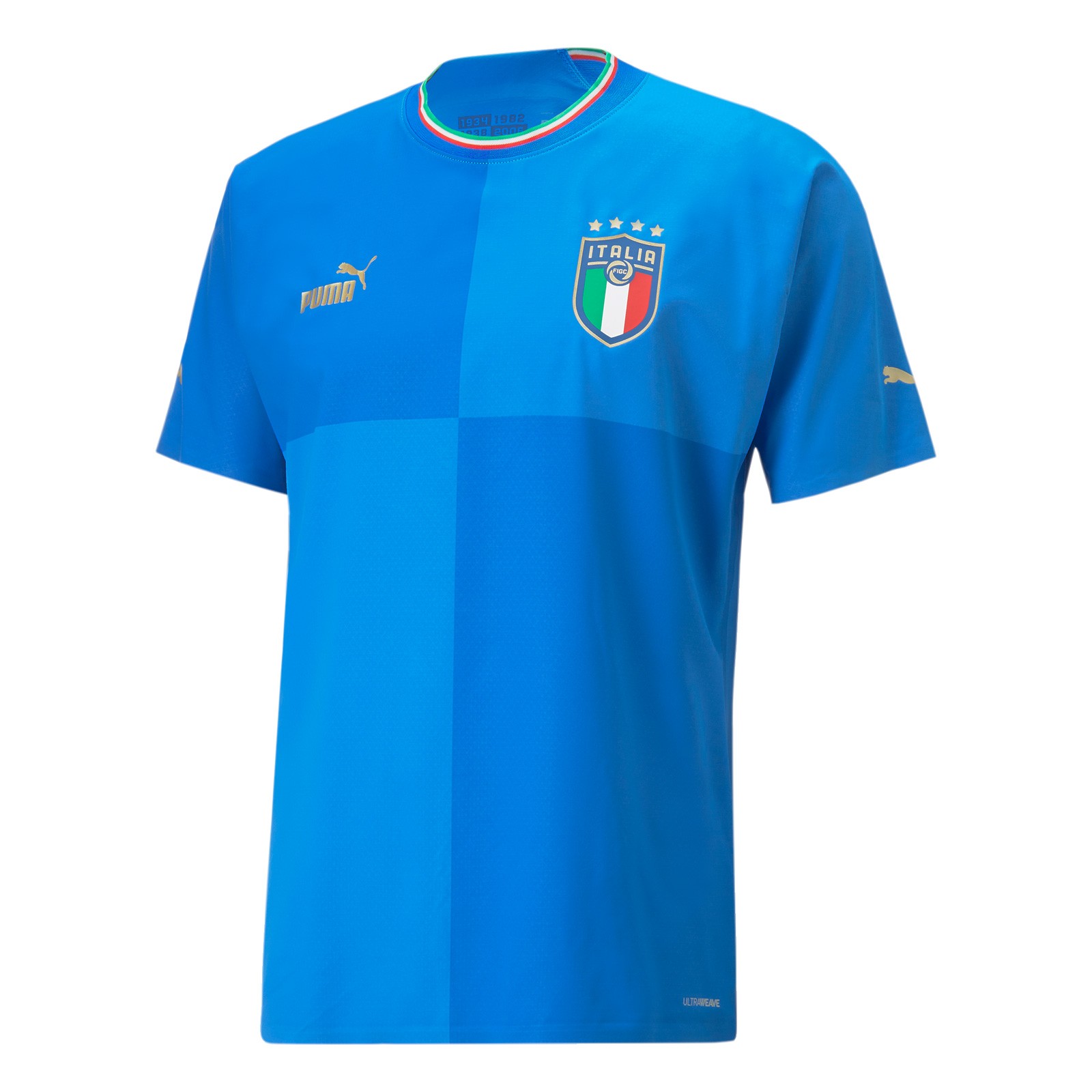 意大利国家队2022赛季球员版主场球衣