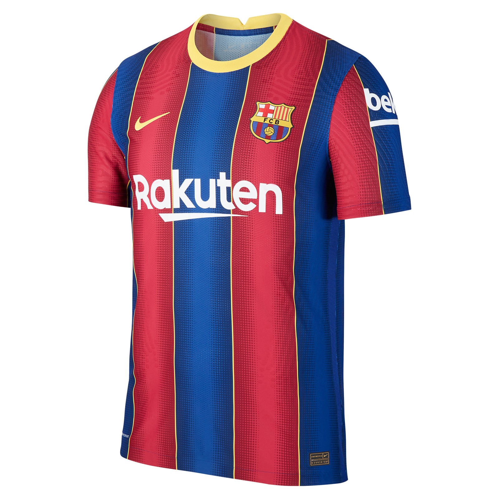巴塞罗那2020-21赛季球员版主场球衣