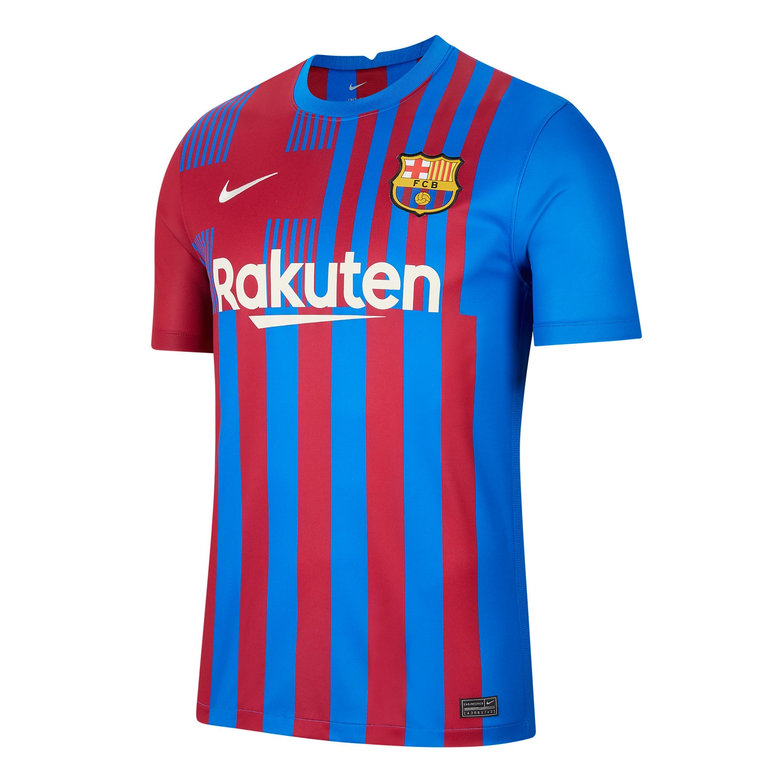 巴塞罗那2021-22赛季球迷版主场球衣