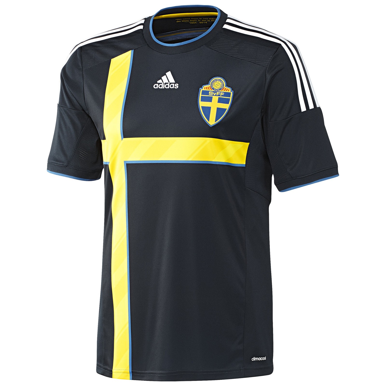 瑞典国家队2014赛季球迷版客场球衣