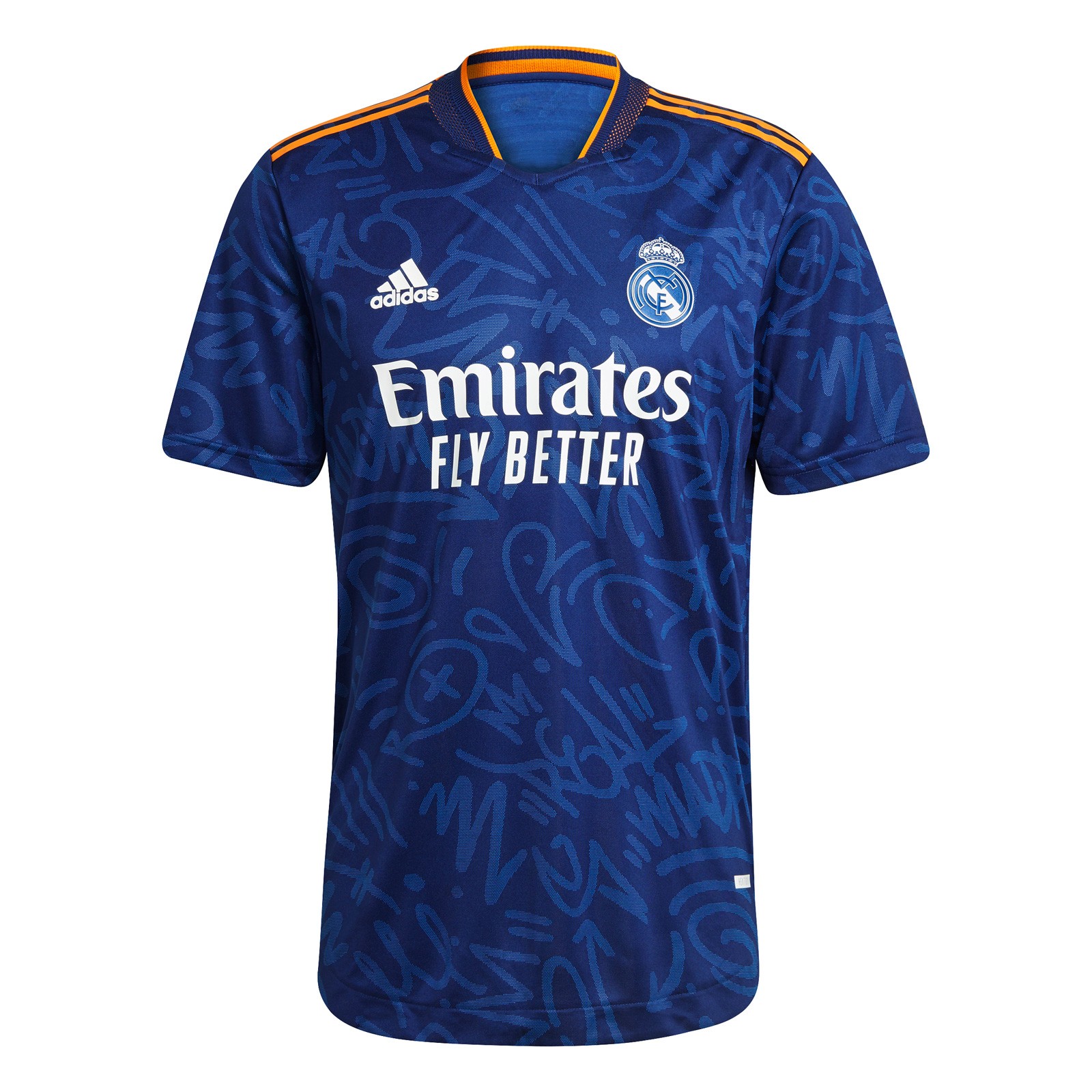 皇家马德里2021-22赛季球员版客场球衣