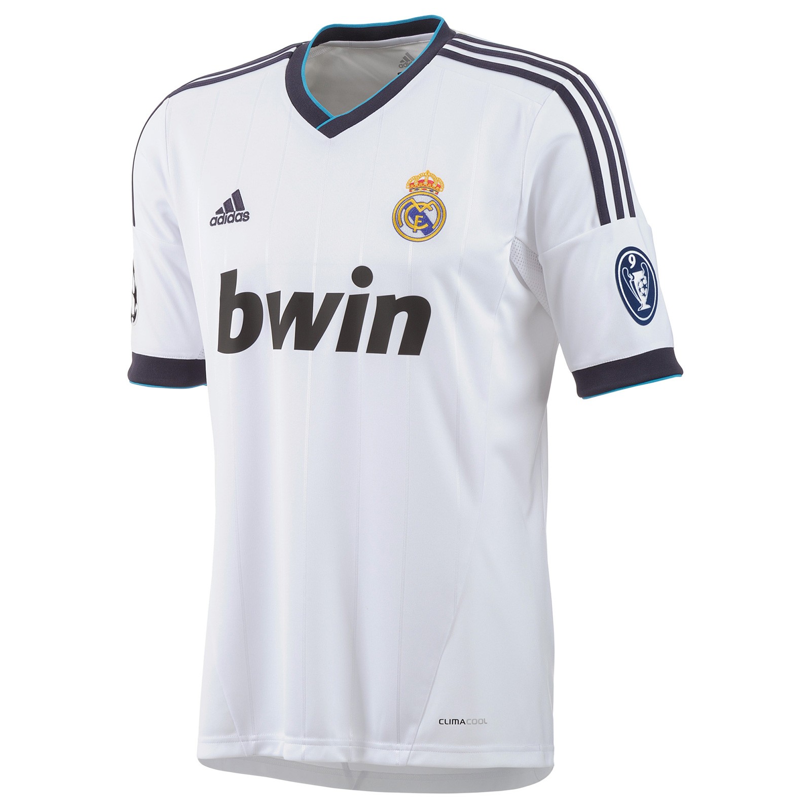 皇家马德里2012\/13赛季欧冠球迷版主场球衣