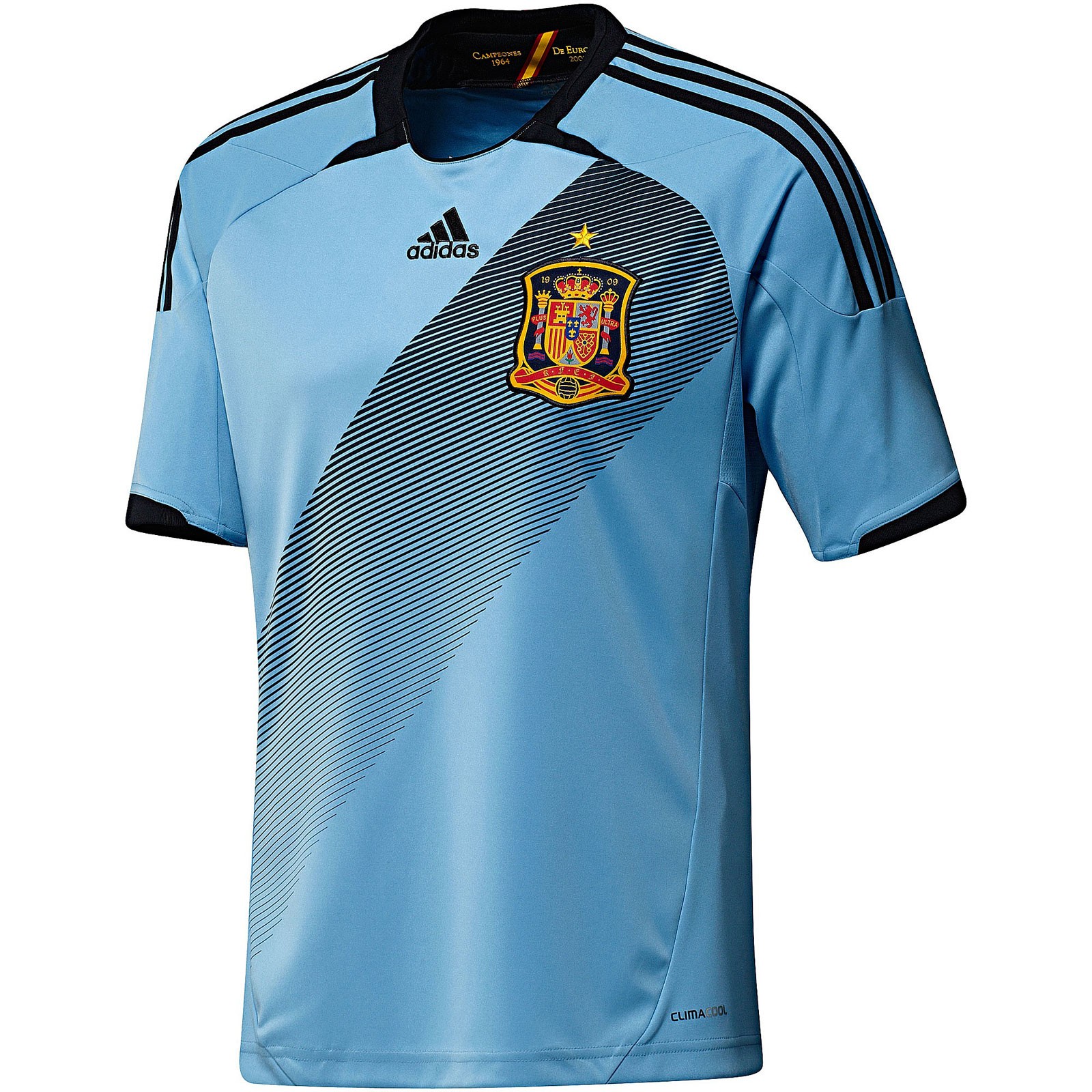 西班牙国家队2012欧洲杯球迷版客场球衣