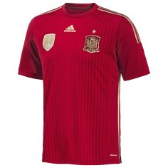 西班牙国家队2014世界杯球迷版主场球衣