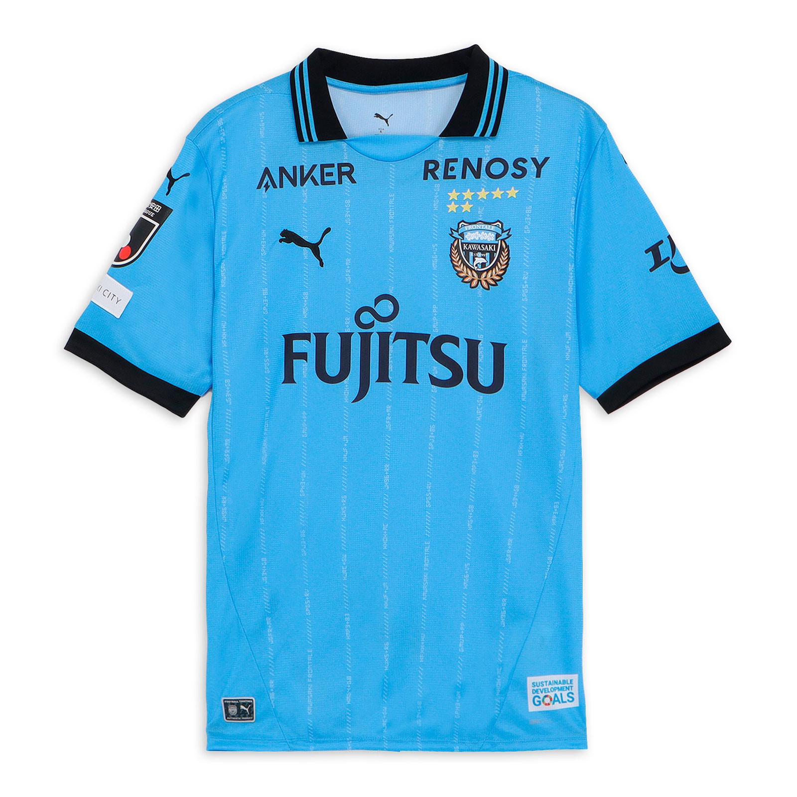 20250308衣類 PUMA 川崎フロンターレ 2025 ユニフォーム ホーム 半袖 レプリカ