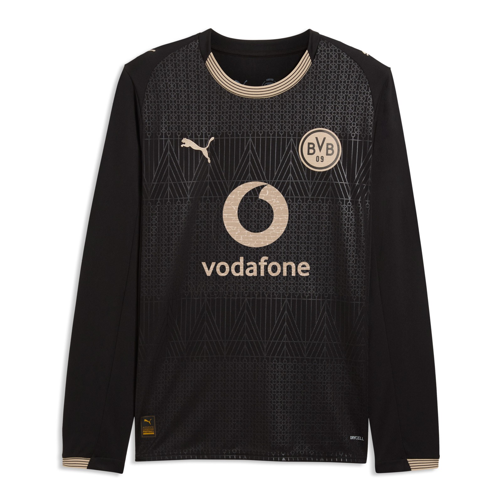 多特蒙德2025-26赛季球迷版长袖特别款球衣