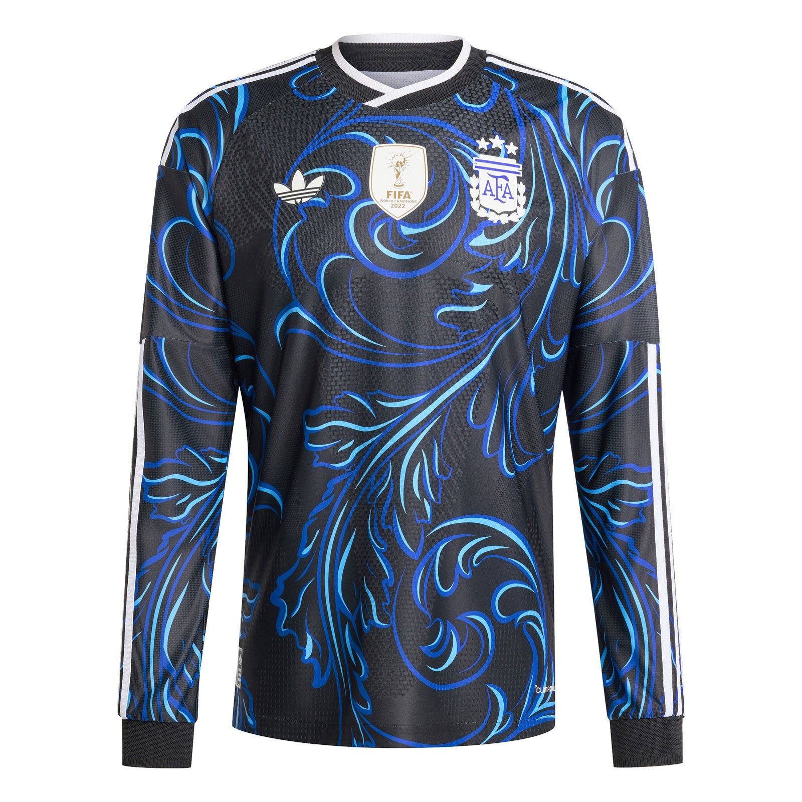 阿根廷国家队2026世界杯球员版长袖客场球衣